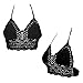 Lisli Women's Sexy Cami Sleeveless Crop Tops Camisole Bikini Tops Vest (Black)