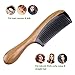 Wooden Hair Combs [Gift Box] – pureGLO Anti-Static Detangling Comb Set for Men Women Kids - Fine and Wide Tooth Combs for Straight Curly Wavy Dry Wet Thick or Fine Hair