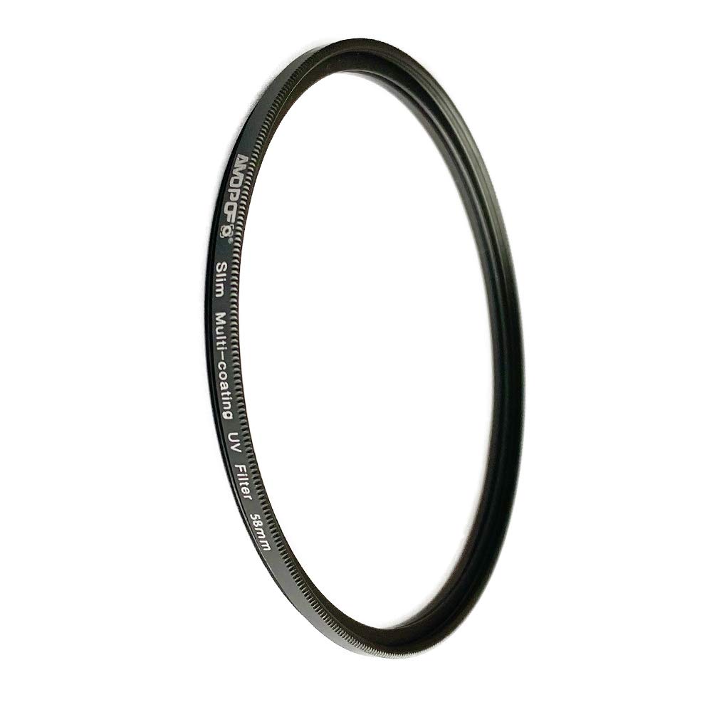 58mm MC UV Filter - Ultra Slim 16 Layers Multi Coated Ultraviolet Protection Lens Filter Compatible with All 58mm DSLR Camera Lenses