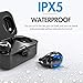 Truly Wireless Earbuds Bluetooth 5.0 Lesoom True Wireless Earbuds in Ear IPX5 Waterproof Sweatproof Noise Cancelling Headphone 15 H Wireless Earphones with Mic for iPhone Samsung Boys Gym Running