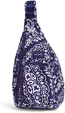 Vera Bradley Recycled Lighten Up Reactive Mini Sling Backpack, Belle Paisley 1 Vera Bradley Recycled Lighten Up Reactive Mini Sling Backpack, Belle Paisley