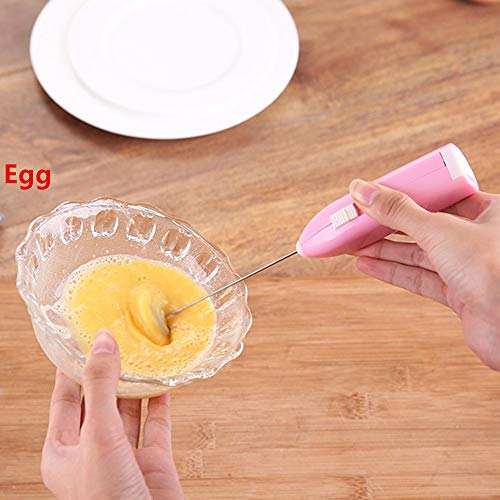 image for KHLZ US Milk Coffee Frother Handheld Milk Coffee Mixer Battery Operate