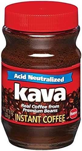 Kava Instant Coffee, 8 Ounce Glass Jar