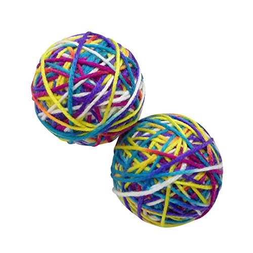 Categories Knitty Kitty 2 Pack Yarn Ball Cat Toy With Rattle Pets