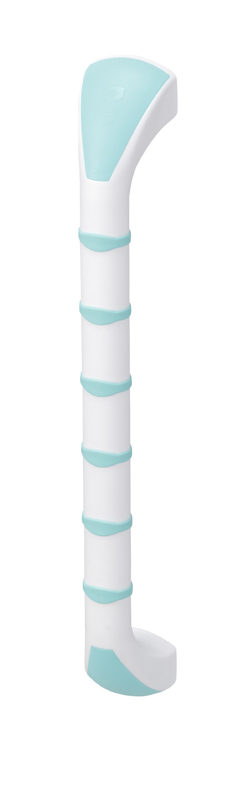 GORDON ELLIS Prima Straight Grab Bar 16-inch, Mint/ White, Slip Resistant, Provides Superior Strength, Warm to Touch, Used Anywhere in the Home, Elderly, Disabled, Daily Living Aid, Easy to Attach