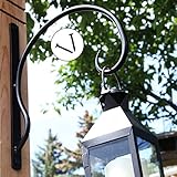 EXCEPTIONALLY STURDY, IRON HANGER FOR HEAVY DUTY DOODADS, Elegant Hook/Bracket for Hanging Wind Chimes, Plants, Wind Spinners, & Bird Feeders, Great for Easy Enhancements to Indoor & Outdoor Dcor