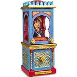 FAO Schwarz Zoltan The Fortune Teller Vintage Carnival-Style Fortune Telling Machine, Button-Activated Talking Fortunes with LED Light & Animation; Classic Retro Design in Blue/Red/Gold