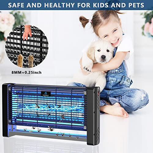 Homesuit Indoor Bug Zapper 20W, Powerful 3000V Electric Bug Zapper