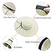 Womens Floppy Straw Hat Wide Brim Foldable Beach Cap Sun Hat for Women UPF 50+ Cd14-beige