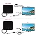 WochiTV HDTV Antenna 50 Mile Range Indoor Antenna Digital TV Antenna with Detachable Amplifier Signal Booster, USB Power Cable and 20 Feet High Performance Coax Cable for TV Programme Black