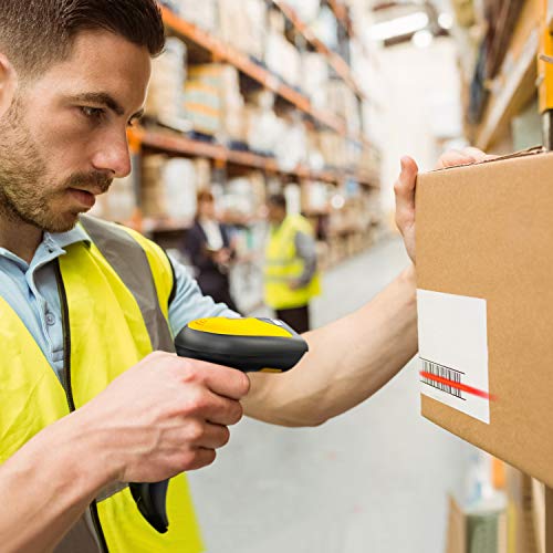 URCERI Barcode Scanner,Wireless Versatile 2-in-1 Barcode Reader 328 Feet Transmission Distance with USB Cordles Rechargeable Automatic 1D Handheld Bar Code Scanner for Retail Store, Supermarket etc. - Thumbnail 5