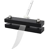 SCOTTCHEN Hardened File Guide Knife Making Tool, Hardened Metal Hardness up to 55, for Belt Sander, Knife Makers file Guide