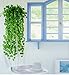 4 Bunches Green Artificial Silk Hanging Vine Plant Leaves for Home Garden Outdoor Wall Decoration