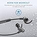 MagicBuds Bluetooth Headphones Magnetic Bluetooth Earbuds IPX5 Wireless Sweatproof Earphones Earbuds for Sport In-Ear with Mic (Bluetooth 4.1, aptX, 6 Hours Play Time, Stereo, Secure Fit Design)Silver