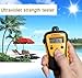 ELEOPTION High Precision UV Strength Tester UVA UVB Meter Photometer UV Detector Hand-held LCD Display for Outdoor Sunlight for Sunglasses UV Strength Tester