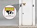 Video Surveillance Camera Sticker Sign - 10 Pack Decal - Home Business Alarm System Stickers - (4)5½