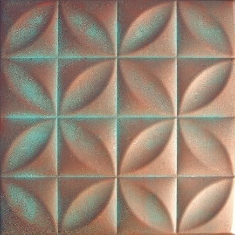 Buy Faux Ceiling Tile 20x20 Kloster Antique Copper Patina Foam