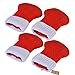 Chair Leg Socks, Outgeek 24 Pack Knitted Furniture Feet Socks Chair Leg Floor Protectors (Red)