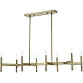 Livex Lighting, 51178-01, Copenhagen, Linear Chandelier, Antique Brass