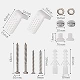 Mclcvp7re L Shape Toilet Pan Fixing Kit Toilet Bidet Repair Bolts Stainless view 2