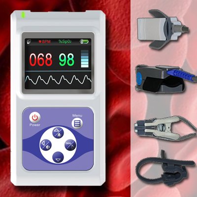 Baby Kleinkind Kinder Erwachsene Fingerpulsoxymeter Pulsmesser Pulsfrequenz EKG Sauerstoffsättigung SPO2 OM5