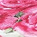 Beautiful Rose Flower Area Rug Soft Bathroom Rugs Bath Mat Non Slip Door Mat Kitchen Rug Welcome Mat (18.50 x 30.31 Inch)