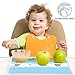 ProCase Disposable Placemats for Baby Kids Toddlers, 60 Count Table Topper Stick-on Placemats BPA Free Table Mats for Baby Children Restaurant, Kids Safe