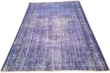 Turkish Over Dyed Rug - 6′1″ × 9′7″