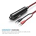 Maxboost 300W Power Inverter Dual 110V AC Outlet + Two 2.4A/24W USB Smart Ports Car Charger [Aluminum Body] DC 12V to 110V AC + DC 5V USB Battery Charger for laptop,iPad,iPhone,Tablet,phone
