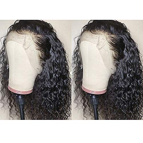 Lace-Front-Wigs-Loose-Curly-with-Baby-Hair-Short-Bob-Curly-Natural-Sythetic-Lace-Front-Wig-Natural-Hairline-Heat-Resistant-Fiber-Black-Wig-for-Women-14-inch