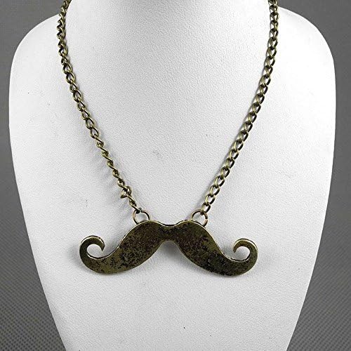 1 Pieces Necklace Pendent Jewelry Fashion Decoration Costume Retro Jewellery Collier Long Chain 97091 Goth Punk Mustache Beard