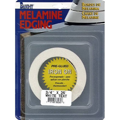 CLOVERDALE 88265 7/8x25'WHT Melam Edging, 7/8" x 25', White