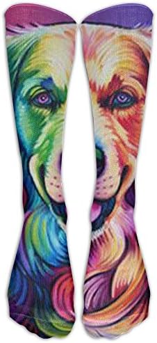Golden Retriever Dog Classics Stockings, Great Quality Knee High Tube Socks, Sports Long Socks For Men Women