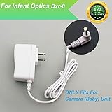 For Infant Optics DXR-8 Baby Monitor Charger Power Cord Replacement Adapter Supply Compatible with DXR-8, 6V, 6.6Ft
