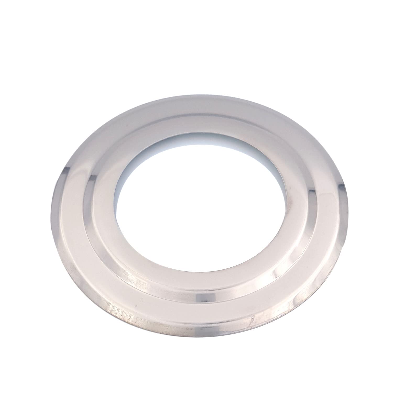 TYGERIX Stainless Steel Rosette Cover for 100 mm Pipes | Rosette Fumaria Wall Hole Cover for Wood or Pellet Stoves and Boilers | High Heat Resistance | More Thickness | The Top