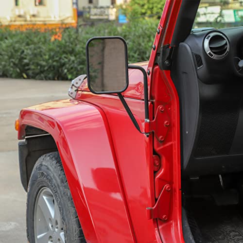 RTTCZ Doors off Mirrors, Quick Release Side View Mirrors Off Road Kit