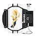 IRUNME Sports Running Armband case for iPhone Xs/XS Max/XR/X/8/8 Plus/7 Plus/7/6S,Samsung Galaxy Note 9/8/S9 Plus/S8/S7/S6 Edge&4''-6.5''Phone,360 Rotable Cell Phone Armband with Key Holder (Black)
