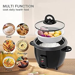 Mishcdea Small Rice Cooker 3 Cups