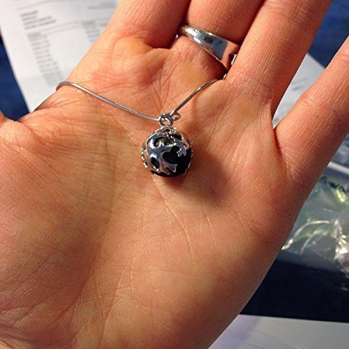 FOLD-Necklace-Medium-in-Lava-and-925-Sterling-Silver-necklace-handcrafted-in-Iceland-from-silver-and-lava