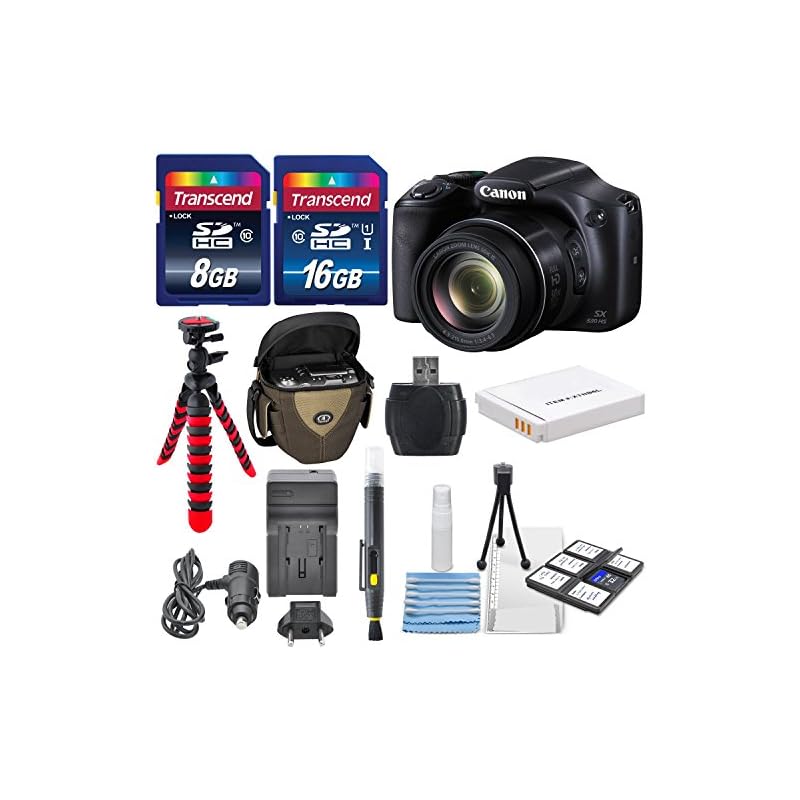 Canon PowerShot SX530 HS WiFi Enabled Digital Camera with deluxe