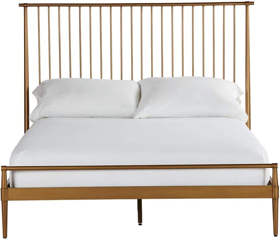 Ethan Allen Emmett Metal Bed, Full, Vintage Brass Kitchen