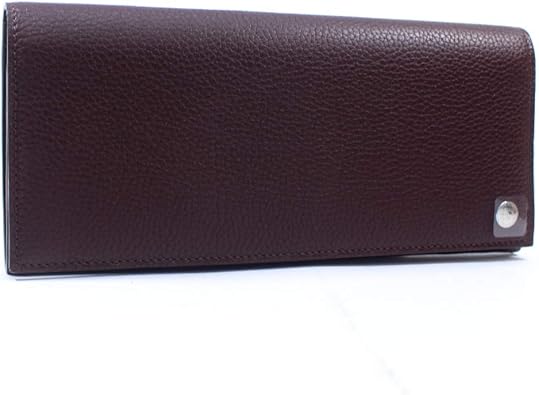 Amazon ダンヒル Dunhill 二つ折り 長財布 ボルドー メンズ レザー 中古 Dunhill ダンヒル メンズバッグ 財布