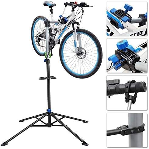 Adjustable Bicycle Bike Repair Stand Mechanic Cycle Rack Storage Portable Tool