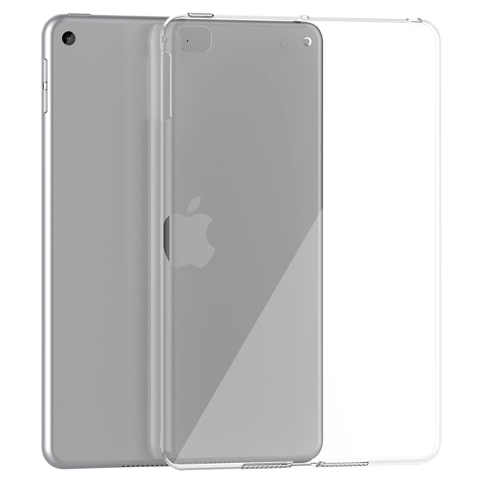 iPad Mini 4/5 7.9'' Case, Asgens Transparent Slim Silicone Case Flexible Soft TPU Tablet Computer Case for Apple iPad Mini 4 7.9 inch and iPad Mini 5 7.9 inch (2015/2019 Model, 4th/5th Generation)
