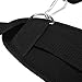 Soft Comfortable Cuffs for Ankle and Hand Wrist - Fits Almost Any Size Mattress Bed Strap Set Kit with Neck Pillow(Black)
