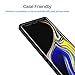 LK 2 Pack Screen Protector Compatible with Samsung Galaxy Note 9, New Version, Full Coverage Case Friendly, HD Transparent, Bubble Free-NW613