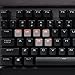 Corsair Gaming K70 RAPIDFIRE Mechanical Keyboard, Backlit Red LED, Cherry MX Speed