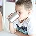 8 oz Stainless Steel Cups for Kids and Toddlers, Toxic-Free, Unbreakable, Heavy Duty, Premium Extra Thick 18/8 Steel, 4-Pack