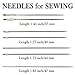 ZP Crafts Sewing Needles Set with Needle Threader and other accessories.