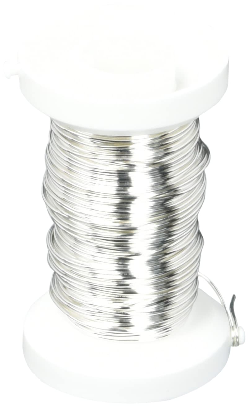 Glorex Silver 0.6 mm x 15 m Silver Plated Copper Core Wire